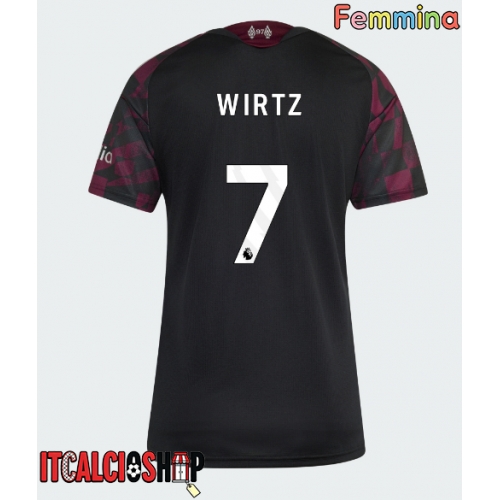 Liverpool Florian Wirtz #7 Terza Maglia Femmina 2026-27 Manica Corta